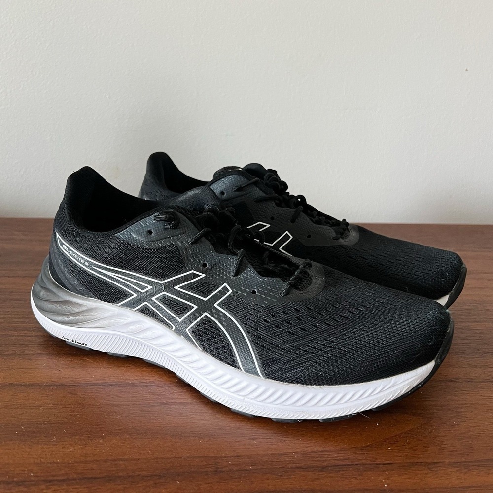 Asics Gel Excite 8 Running Shoes Womens Size 9 Black Athletic Gym Trainers